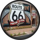Route 66 Pontiac Illinois 1 Inch Americana Button Badge Pinback - 0420