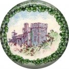 1 Inch Castle in Ireland Ephemera Lapel Pin, St. Patricks Day Button Badge  - 0450