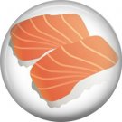 Salmon Nigiri, Sushi 1 Inch Button Badge Pin - 0296