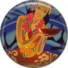 Vintage Hawaii Image on 1 Inch Pinback Button Badge Pin - -0934