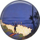 Vintage Hawaii Image on 1 Inch Pinback Button Badge Pin - -0938