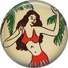 Vintage Hawaii Image on 1 Inch Pinback Button Badge Pin - -0954