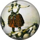 Vintage Hawaii Image on 1 Inch Pinback Button Badge Pin - -0967