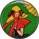 Art Deco Girls, 1 Inch / 25.4 mm Button Badge Pin Back - AD21