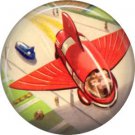 Birds Wing Plane, Retro Future 1 Inch Pinback Button Badge Pin - 0667