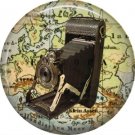 Eastman Kodak Camera, 1 Inch Button Badge Pin of Vintage Image - 0221