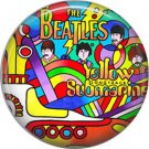 The Beatles Colorful Yellow Submarine Psychedelic Image, 1 Inch Button Badge Pin - 0282