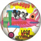 The Beatles in Airplane Psychedelic Image, 1 Inch Button Badge Pin - 6080