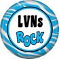 LVNs Rock, 1 Inch Button Badge Pin of Occupation Nurse - 0261