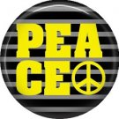 Peace, 1 Inch Punk Princess Button Badge Pin - 0355