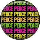 Repeated Peace, 1 Inch Pinback Punk Princess Button Badge Pin - 0384