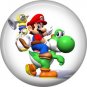 Mario on Yoshi, Video Games 1 Inch Pinback Button Badge Pin - 0762