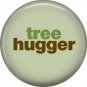 1 Inch Tree Hugger on Green Background, Ecology Button Badge Pin - 1336
