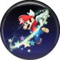 Mario with Stars, Video Games 1 Inch Pinback Button Badge Pin - 0768