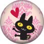 Cat with Heart, Cat is Love 1 Inch Pinback Button Badge Pin - 6190