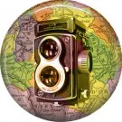 Shanghai Camera, 1 Inch Button Badge Pin of Vintage Image - 0224