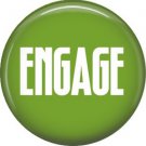 Engage, 1 Inch Button Badge Pin Star Trek Fun Phrases - 1534