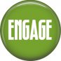 Engage, 1 Inch Button Badge Pin Star Trek Fun Phrases - 1534