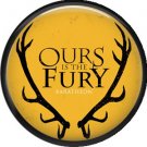 Ours is the Fury House Baratheon, Television Favorites 1 Inch Pinback Button Badge - 5003