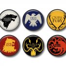 Game of Thrones, Set of 15 Television Favorite 1 Inch Button Badge Pinbacks