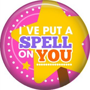 Wickedly Cute Halloween 1 Inch Pinback Button Badge Pin - 6210