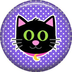 Wickedly Cute Halloween 1 Inch Pinback Button Badge Pin - 6213
