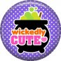 Wickedly Cute Halloween 1 Inch Pinback Button Badge Pin - 6217