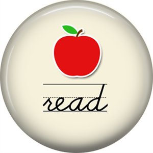 1 Inch Read, Teacher Appreciation Button Badge Pin - 0860