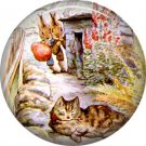 The Tale of Peter Rabbit 1 Inch Pinback Button Badge Pin - 6249