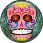 Dia de los Muertos Sugar Skull 1 inch Button Badge Pin - 6273