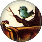 Mid Century Retro Christmas Image on a 1 inch Button Badge Pin - 3104
