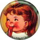 Mid Century Retro Christmas Image on a 1 inch Button Badge Pin - 3109