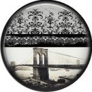 I Love New York Vintage Image on a 1 inch Button Badge Pin - 6307