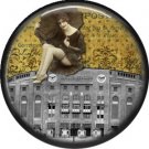 I Love New York Vintage Image on a 1 inch Button Badge Pin - 6309