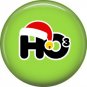 Ho 3, 1 Inch Be Merry Pinback Button Badge Pin - 3045