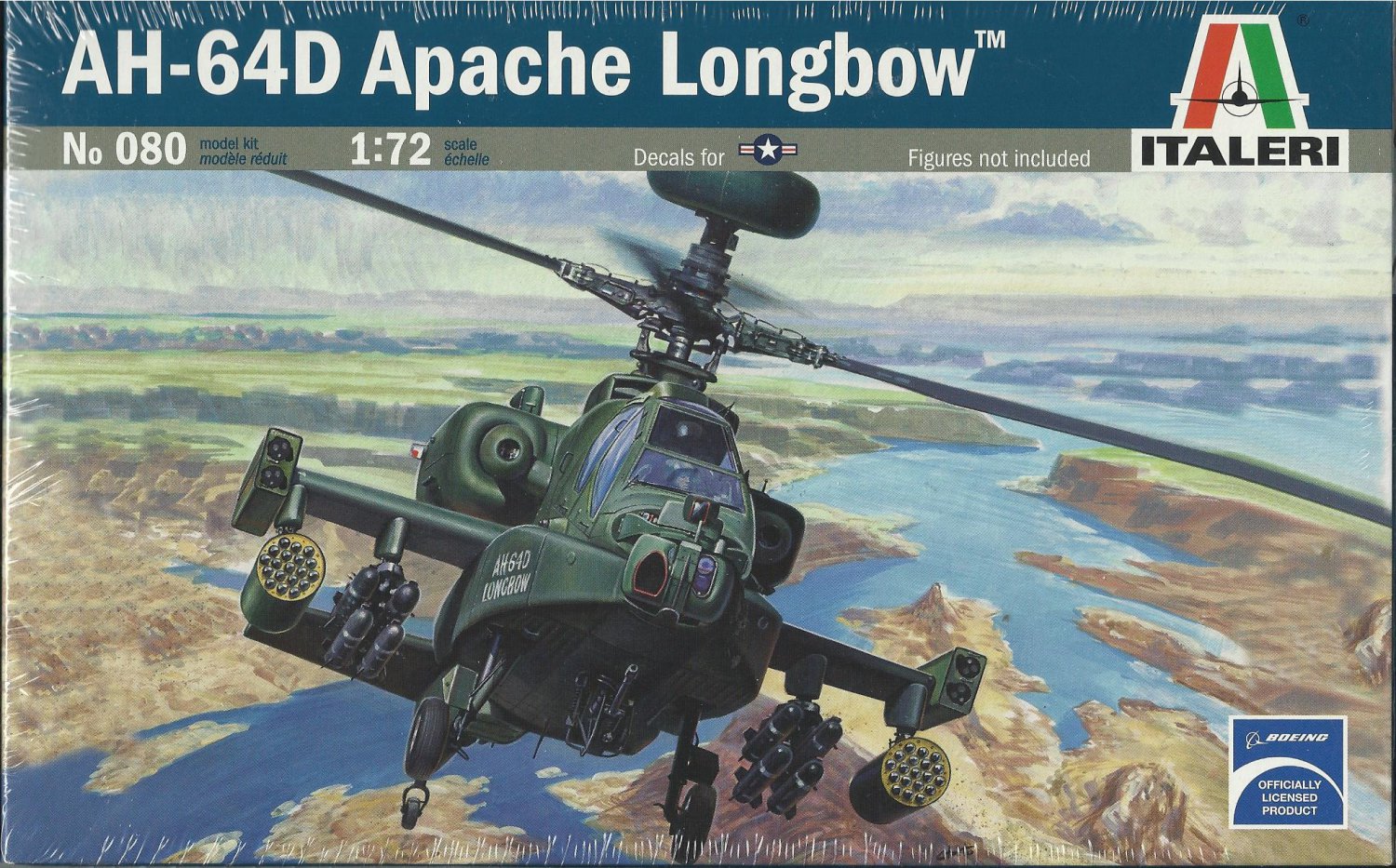 AH-64D Long Bow Apache Helicopter Model Kit