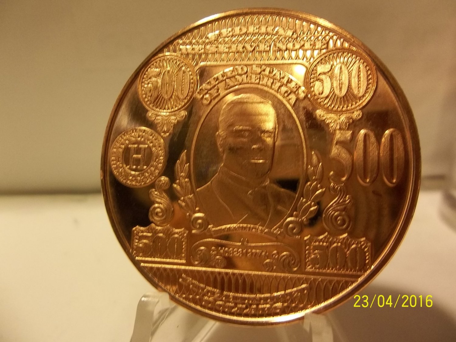 Gem BU 500 Federal Reserve Note Coin