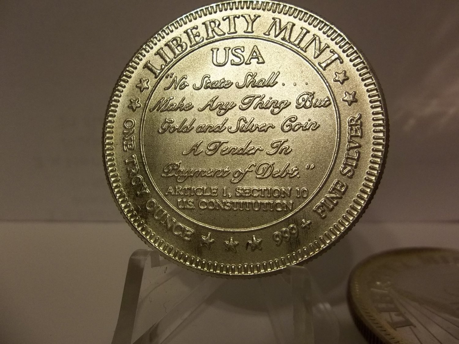 1985 Liberty Mint Silver Coins .999 Fine Silver 1 troy ounce Bullion.