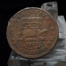 1837 #1 Executive Experiment Hard Times Coin