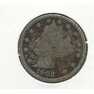 1903 #8 Liberty "V" Nickel,