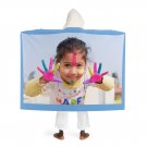 Custom Hooded Blanket with YOUR PHOTO or TEXT - Adult size 70.5″ x 52″ inch