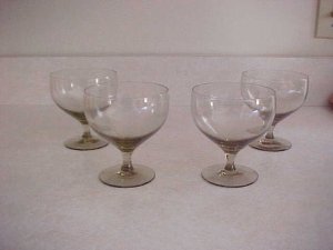 Russell Wright American Modern Goblet Smoke