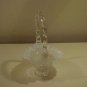Fenton art glass basket Hobnail French opalescant.