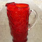 Seneca Driftwood Casual Royal Red Pitcher with clear handle