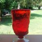 Seneca Driftwood footed Red with clear base 12oz.