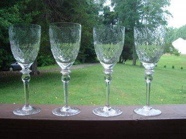 Rogaska Gallia Water Goblets