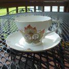 Shelly China Cup Saucer Queen Victoria visit to Canada