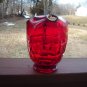 Viking Glass Georgian Ruby Red Pitcher with sticker