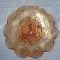 Dugan Marigold Cherry footed bowl Carnival Glass
