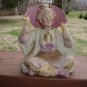 Antique Nodder Asian Woman with a big Fan Bisque Porcelain German
